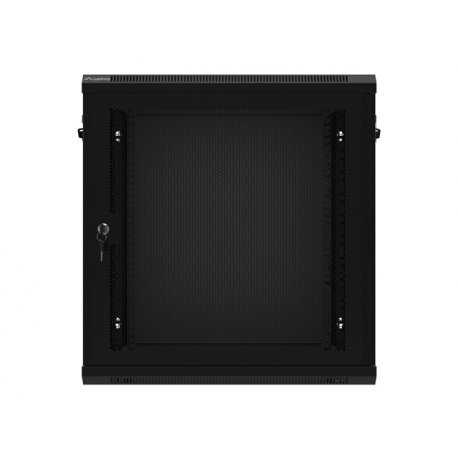 Lanberg - Rack cabinet - wall mountable - black, RAL 9004 - 12U - 19" - 2