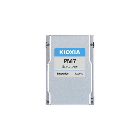 KIOXIA PM7-R Series KPM7VRUG15T3 - SSD - Enterprise, Read Intensive - encrypted - 15360 GB - internal - 2.5" - SAS 24Gb / s - Self-Encrypting Drive (SED) - 0