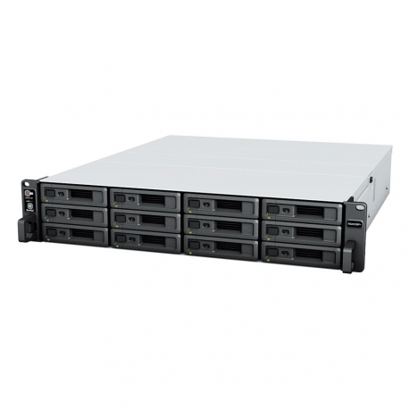 Synology RackStation RS2423RP+ - NAS server - 12 bays - rack-mountable - SATA 6Gb / s - RAID 0, 1, 5, 6, 10, JBOD - RAM 8 GB - Gigabit Ethernet  /  10 Gigabit Ethernet - iSCSI support - 2U - 0