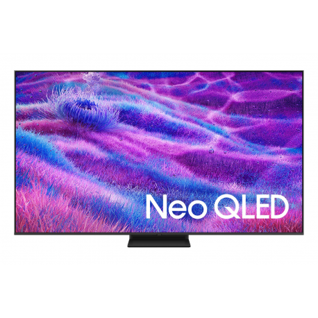Samsung QE85QN80FAU - 85" Diagonal Class QN80F Series LED-backlit LCD TV - Neo QLED - Smart TV - Tizen OS - 4K UHD (2160p) 3840 x 2160 - HDR - Quantum Mini LED - silver - 0
