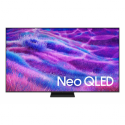 Samsung QE85QN80FAU - 85" Diagonal Class QN80F Series LED-backlit LCD TV - Neo QLED - Smart TV - Tizen OS - 4K UHD (2160p) 3840 x 2160 - HDR - Quantum Mini LED - silver