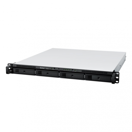 Synology RackStation RS822RP+ - NAS server - 4 bays - rack-mountable - SATA 6Gb / s - RAID 0, 1, 5, 6, 10, JBOD - RAM 2 GB - Gigabit Ethernet - iSCSI support - 1U - 0