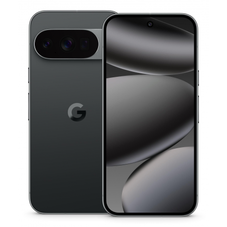 Google Pixel 10 Pro - 5G smartphone - dual-SIM - RAM 16 GB / Internal Memory 256 GB - OLED display - 6.3" - 1280 x 2856 pixels (120 Hz) - 3x rear cameras 50 MP, 48 MP, 48 MP - front camera 42 MP - obsidian - 0