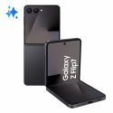 Samsung Galaxy Z Flip7 - 5G smartphone - dual-SIM - RAM 12 GB  /  Internal Memory 512 GB - OLED display - 6.9" - 2520 x 1080 pixels (120 Hz) - 2x rear cameras 50 MP, 12 MP - front camera 10 MP - jet black