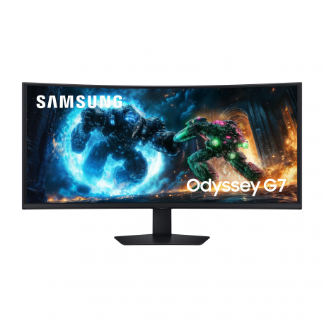 Samsung Odyssey G7 S40FG750EU - G75F Series - LED monitor - gaming - curved - 40" - 5120 x 2160 WUHD @ 180 Hz - VA - 350 cd / m² - 3000:1 - DisplayHDR 600 - 1 ms - 2xHDMI, DisplayPort - black - 0