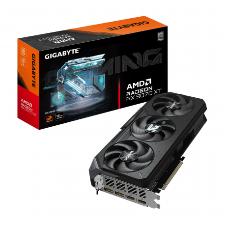 VGA PCIE16 RX9070XT 16GB GDDR6/R9070XTGAMING -16GD GIGABYTE - 0