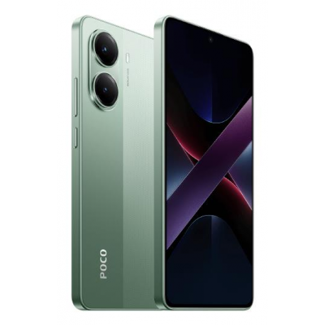 Xiaomi POCO X7 Pro - 5G smartphone - dual-SIM - RAM 12 GB  /  Internal Memory 512 GB - OLED display - 6.67" - 2712 x 1220 pixels (120 Hz) - 2x rear cameras 50 MP, 8 MP - front camera 20 MP - green - 0
