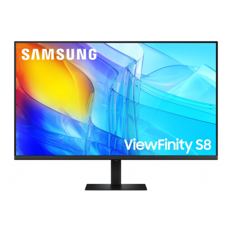 Samsung ViewFinity S8 S37D802EAU - S80D Series - LED monitor - 37" - 3840 x 2160 UHD @ 60 Hz - VA - 350 cd/m² - 3000:1 - HDR10 - 5 ms - HDMI, DisplayPort - black - 0