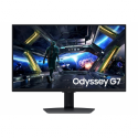 Samsung Odyssey G7 S27DG702EU - G70D Series - LED monitor - Smart - gaming - 27" - 3840 x 2160 4K UHD (2160p) @ 144 Hz - Fast IPS - 350 cd/m² - 1000:1 - DisplayHDR 400 - 1 ms - 2xHDMI, DisplayPort - speakers - black