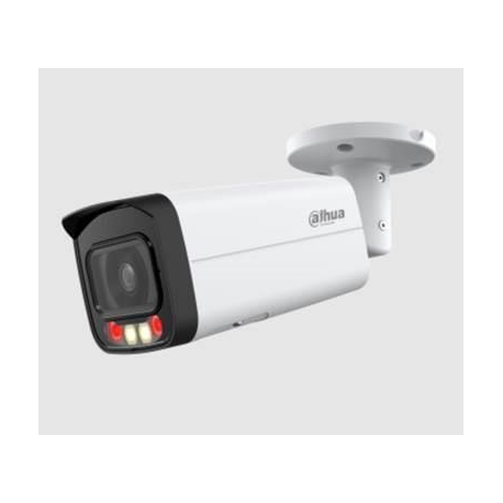 Dahua WizMind 2 Series IPC-HFW2849T-AS-IL - Network surveillance camera - bullet - outdoor - dustproof  /  waterproof  /  vandal-proof - colour (Day&Night) - 8 MP - 3840 x 2160 - M12 mount - fixed iris - fixed focal - audio - Ethernet 10Base-T / 100Base-T - H.264+, H.265+, H.264, H.265, MJPEG - DC 12 V  /  PoE - 0