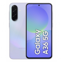 Samsung Galaxy A36 - 5G smartphone - dual-SIM - RAM 8 GB  /  Internal Memory 256 GB - OLED display - 6.7" - 2340 x 1080 pixels (120 Hz) - 3x rear cameras 50 MP, 8 MP, 5 MP - front camera 12 MP - awesome lavender