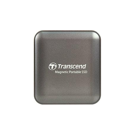 Transcend ESD420 - SSD - 2 TB - external (portable) - USB 3.2 Gen 2x2 (USB-C connector) - iron grey - 0