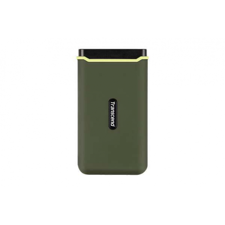 Transcend ESD380C - SSD - 2 TB - external (portable) - USB 3.2 Gen 2x2 - military green - 0