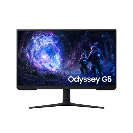 Samsung Odyssey G5 S27FG510EU - G5F1 Series - LED monitor - gaming - 27" - 2560 x 1440 QHD @ 180 Hz - VA - 300 cd/m² - 3000:1 - HDR10 - 1 ms - 2xHDMI, DisplayPort - black - 0