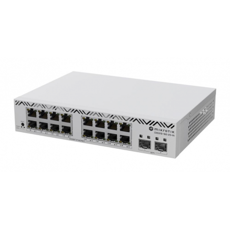 MikroTik CSS318-16G-2S+IN - Switch - smart - 16 x 10 / 100 / 1000 + 2 x 10 Gigabit SFP+ - rack-mountable - 0