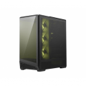 MSI MAG PANO 130R PZ - Mid tower - ATX - windowed side panel (tempered glass) - no power supply (ATX) - black - USB / Audio
