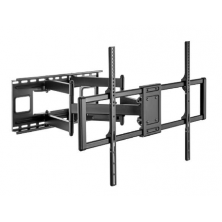 Gembird - Mounting kit (wall mount) - for LCD / LED display - full motion - steel - black - screen size: 60"-120" - 0