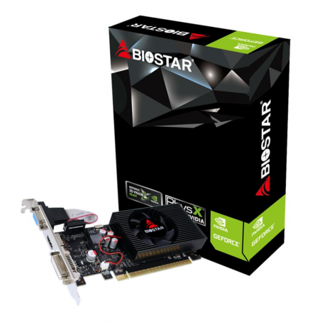 Biostar VN7313THX1 - Graphics card - GF GT 730 - 2 GB DDR3 - PCIe 2.0 x16 low profile - DVI, D-Sub, HDMI - 0