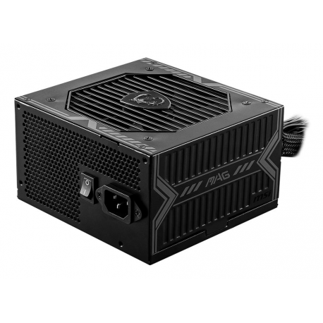 MSI MAG A550BN - Power supply (internal) - ATX12V  /  EPS12V - 80 PLUS Bronze - AC 100-240 V - 550 Watt - active PFC - 0
