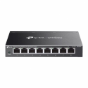 TP-Link Omada ES208G V1 - Switch - Managed - 8 x 10 / 100 / 1000Base-T - desktop, wall-mountable