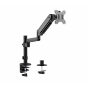 Gembird MA-DA1P-01 - Mounting kit (desk clamp mount) - adjustable arm - for LCD display - up to 9 kg - plastic, aluminium, steel - fine texture black - screen size: 17"-32"