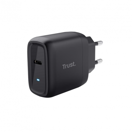 Trust Maxo - Power adapter - 45 Watt - 3 A - PD 3.0 (24 pin USB-C) - black - 0
