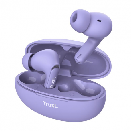 Trust Yavi - True wireless earphones with mic - in-ear - Bluetooth - purple - 0