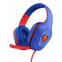 Trust GXT 415SM Zirox - Superman - headset - full size - wired - 3.5 mm jack - blue, red