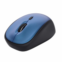 Trust Yvi+ - Mouse - silent - right-handed - optical - 4 buttons - wireless - 2.4 GHz - USB wireless receiver - blue