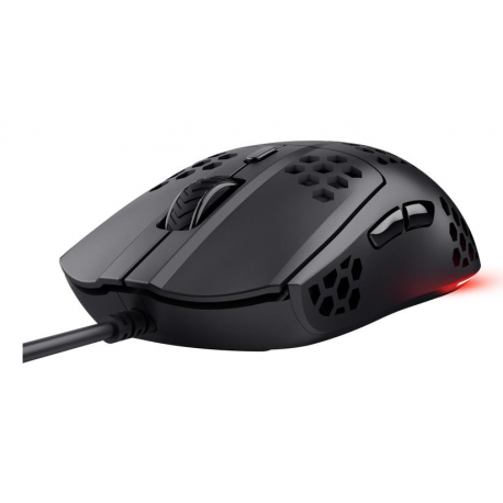 Trust GXT 928 Helox - Mouse - ultra-lightweight, gaming - right-handed - optical - 6 buttons - wired - USB - black - 0
