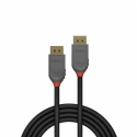 Lindy Anthra Line - DisplayPort cable - DisplayPort (M) to DisplayPort (M) - DisplayPort 1.4 - 2 m - round - black