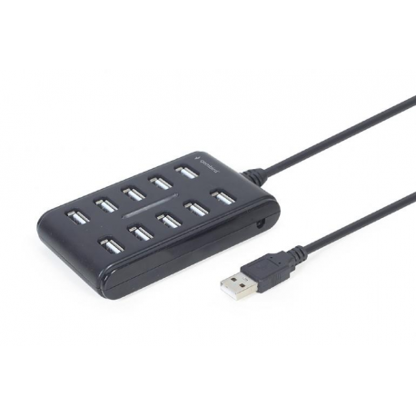 Gembird UHB-U2P10P-01 - Hub - 10 x USB 2.0 - desktop - 0