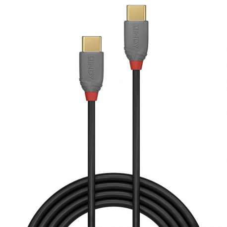 Lindy Anthra Line - USB cable - 24 pin USB-C (M) to 24 pin USB-C (M) - USB 2.0 - 1 m - 0