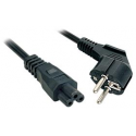 Lindy - Power cable - IEC 60320 C5 to CEE 7 / 7 (M) - 2 m - molded - black