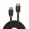 Lindy Black Line - HDMI cable - HDMI male to HDMI male - 1 m - triple shielded - black - round, 8K60Hz (7680 x 4320) support