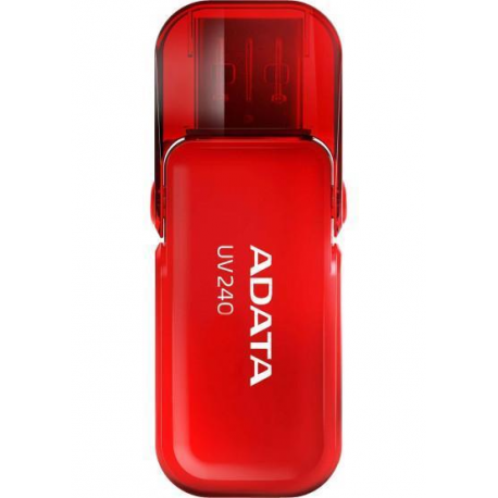 ADATA UV240 - USB flash drive - 32 GB - USB 2.0 - red - 0