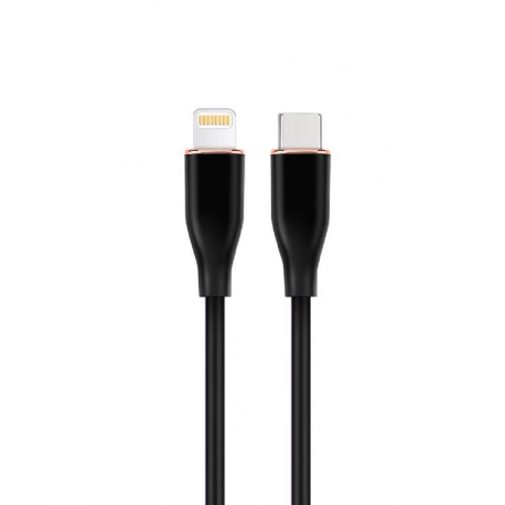 Cablexpert Premium - Lightning cable - 24 pin USB-C male to Lightning male - 1.5 m - black - data & charge, molded - 0