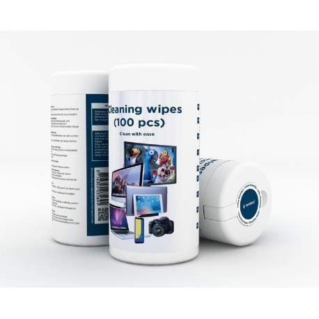 Gembird CK-AWW100-01 - Cleaning wipes for LCD display, mobile phone, tablet, screen - 0