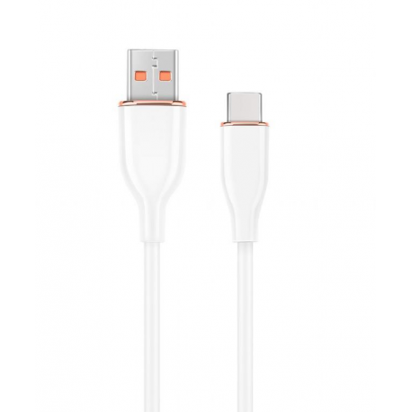 Cablexpert Premium - USB cable - USB (M) to 24 pin USB-C (M) - USB 2.0 - 2.1 A - 1.5 m - data & charge, molded - white - 0