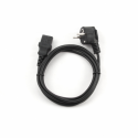 Cablexpert - Power cable - power CEE 7 / 7 to power IEC 60320 C13 - 6 A - 1 m - molded