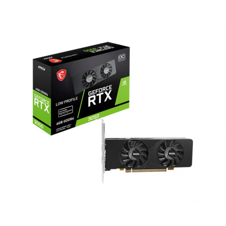 Graphics Card|MSI|NVIDIA|GeForce RTX 3050|6 GB|GDDR6|96 bit|PCI Express x8 4.0|Active|RTX3050LPE6GOC - 0