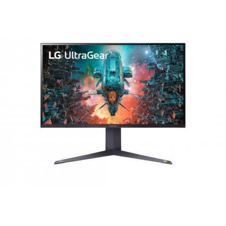 LG UltraGear 32GQ950P-B - LED monitor - gaming - 32" (31.5" viewable) - 3840 x 2160 4K @ 144 Hz - Nano IPS with ATW (Advanced True Wide Polarizer) - 1000 cd / m² - 1000:1 - DisplayHDR 1000 - 1 ms - 2xHDMI, DisplayPort - grey, black - 0