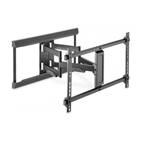 DIGITUS DA-90454 - Mounting kit (wall mount, VESA adapter, single arm mount) - full-motion - for curved  /  flat panel - lockable - steel - matte black - screen size: 37"-80" - 0