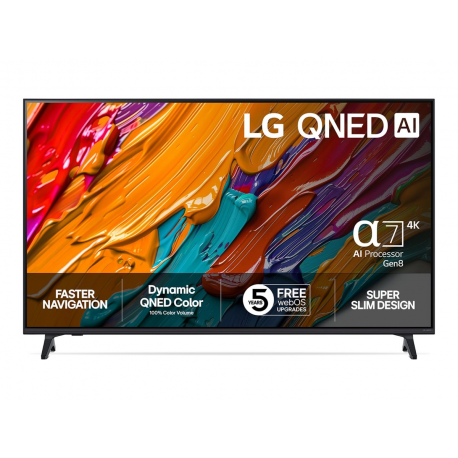 LG 50QNED7EA6B - 50" Diagonal Class QNED7E Series LED-backlit LCD TV - QNED AI - Smart TV - webOS - 4K UHD (2160p) 3840 x 2160 - HDR - Quantum Dot - 0