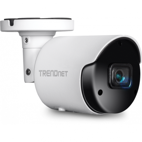 TRENDnet TV-IP1514PI - Network surveillance camera - bullet - outdoor, indoor - weatherproof - colour (Day&Night) - 5 MP - 2592 x 1920 - fixed focal - audio - LAN 10 / 100 - MJPEG, H.264, H.265 - DC 12 V  /  PoE - TAA Compliant - 0