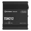 Teltonika TSW212 - Switch - Managed - 8 x 10 / 100 / 1000 + 2 x SFP - DIN rail mountable, surface-mountable