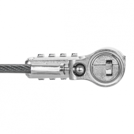 Targus DEFCON - Security cable lock - silver - 2 m - 4