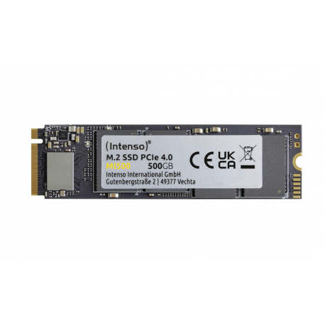 Intenso MI500 - SSD - 500 GB - internal - M.2 2280 - PCIe 4.0 x4 (NVMe) - 5