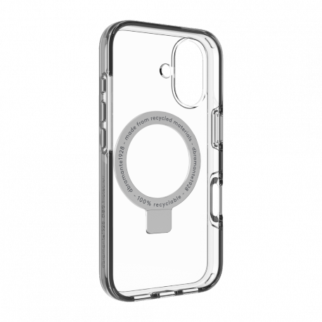 dbramante1928 Iceland Ultra - Back cover for mobile phone - kickstand - MagSafe compatibility - D3O, plastic - clear - for Apple iPhone 17 - 1