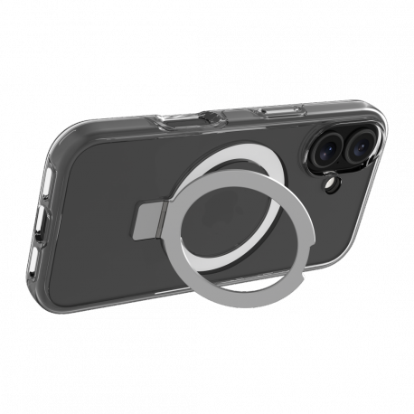 dbramante1928 Iceland Ultra - Back cover for mobile phone - kickstand - MagSafe compatibility - D3O, plastic - clear - for Apple iPhone 17 - 5